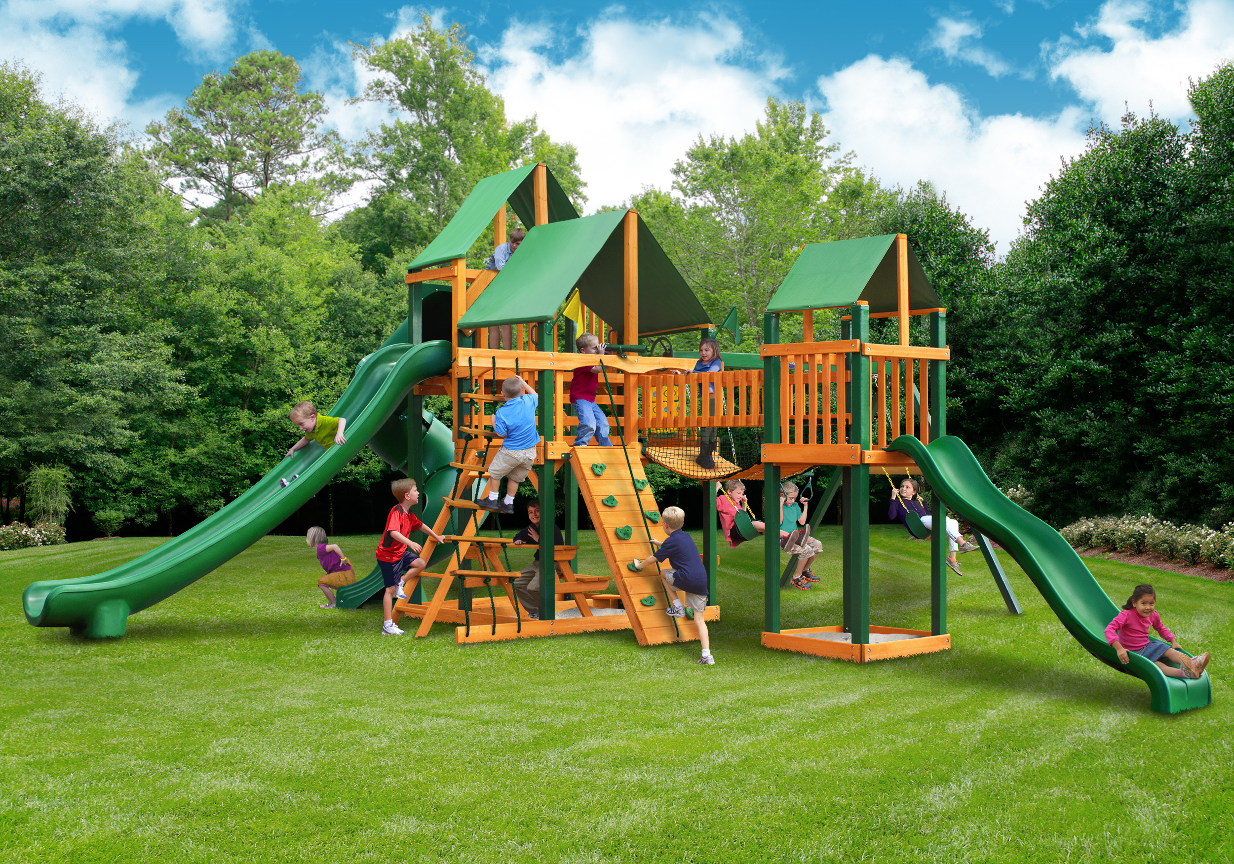 The Reserve II w/ Classic Green Vinyl Canopy
