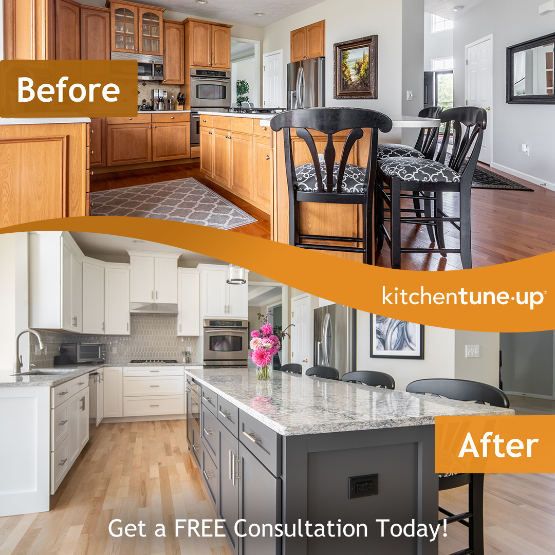 At Kitchen Tune-up we can update your cabinets with a variety of services to fit your budget.