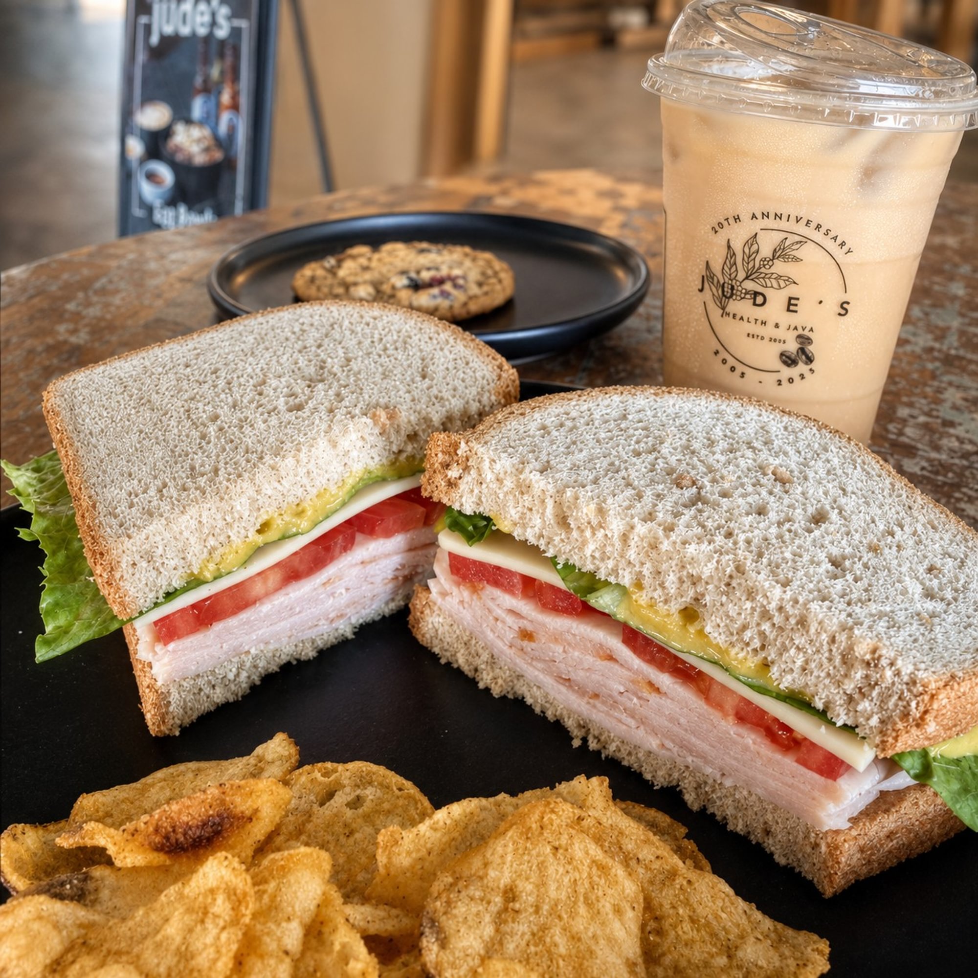 Shaved Turkey Sandwich