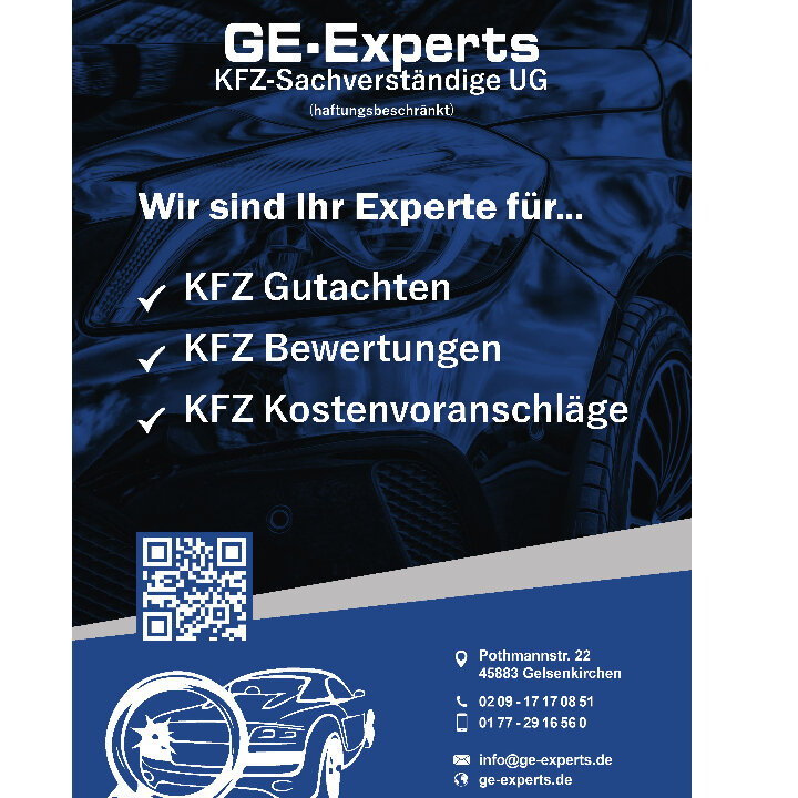 Logo von GE Experts Kfz-Sachverständige UG (haftungsbeschränkt)