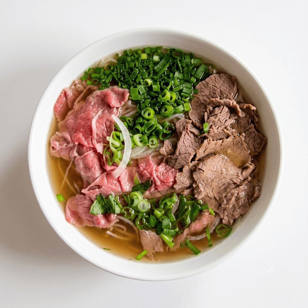 Noodle Soup with Eye Round Steak & Well-Done Flank