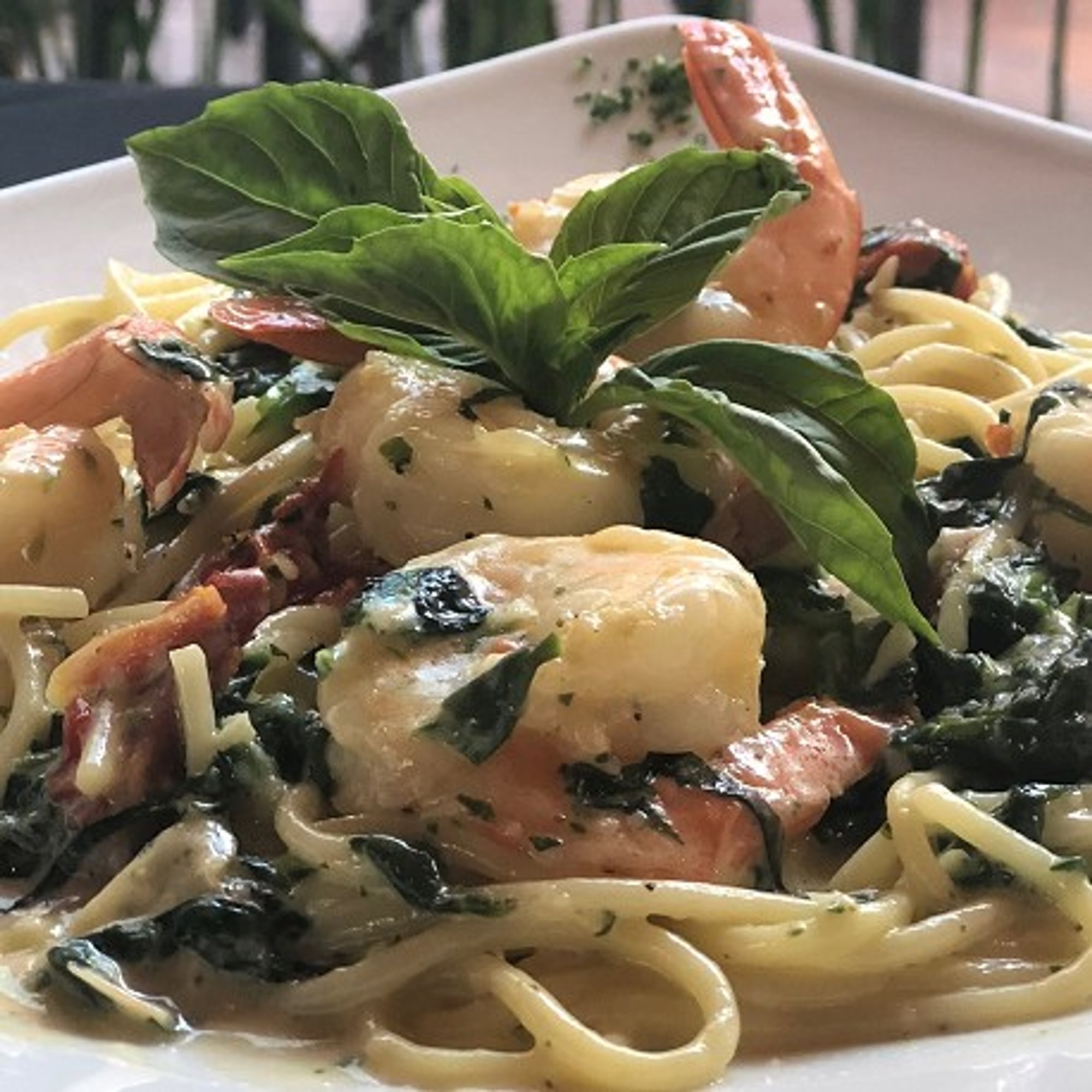 Tuscan Shrimp Pasta