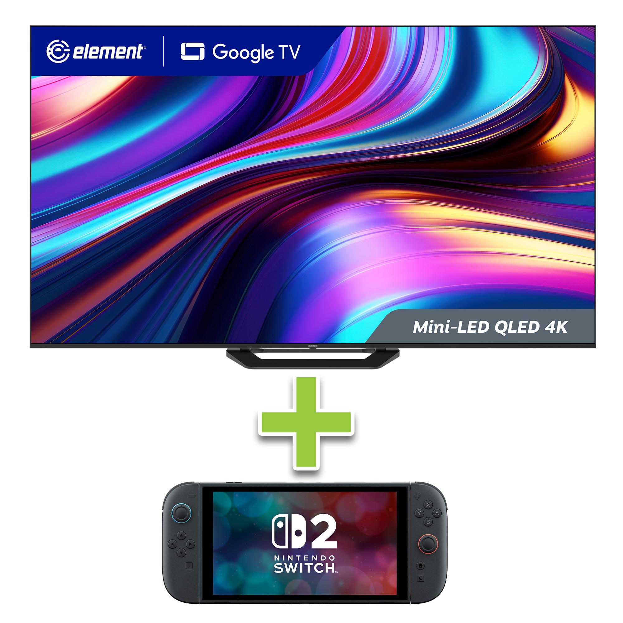 Element 100" 4K Mini-LED QLED TV & Nintendo Switch 2 256GB Console