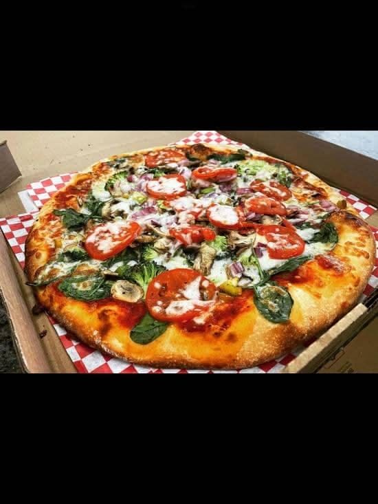 Veggie Sicilian Pizza