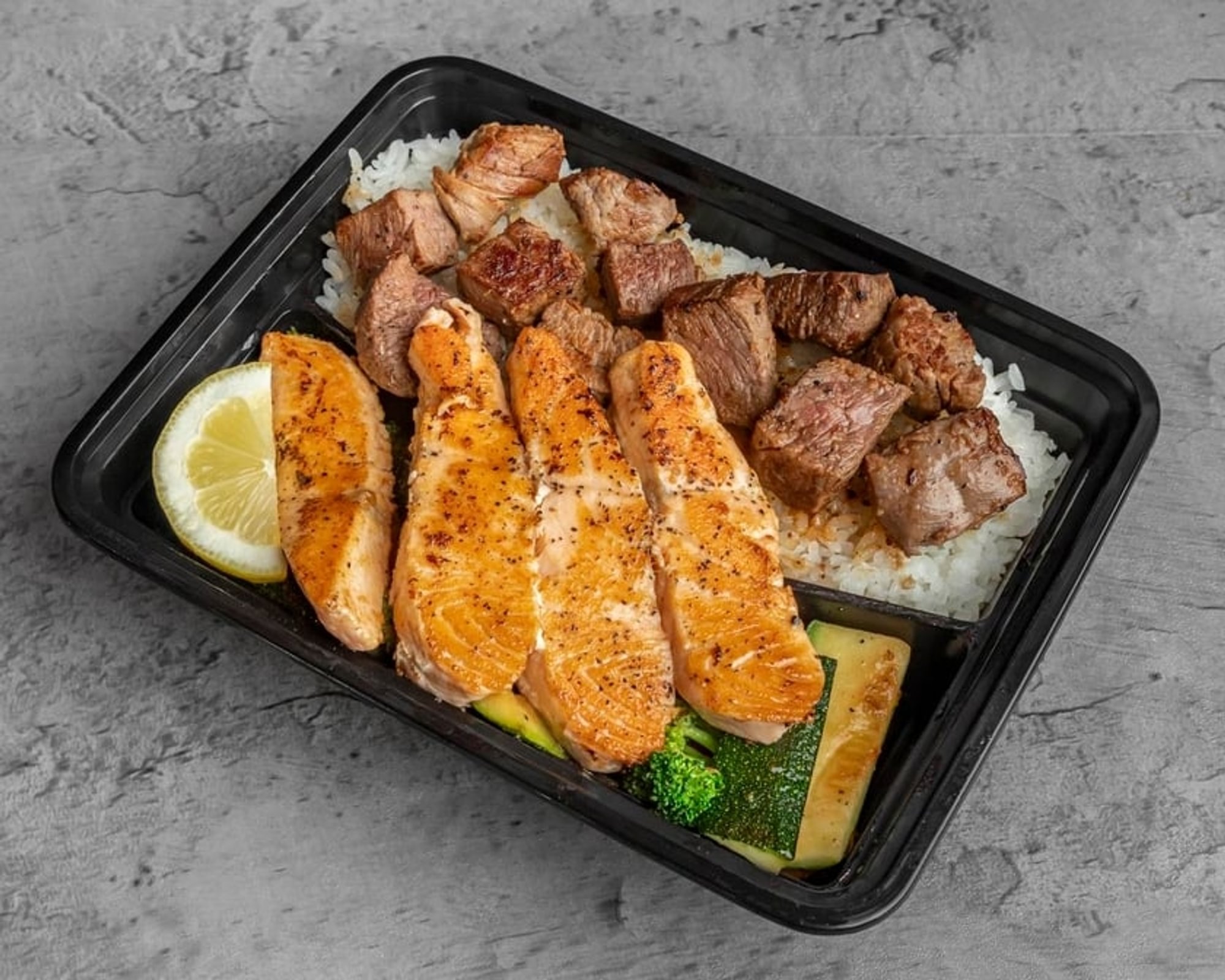 Salmon & Filet Combination Plate