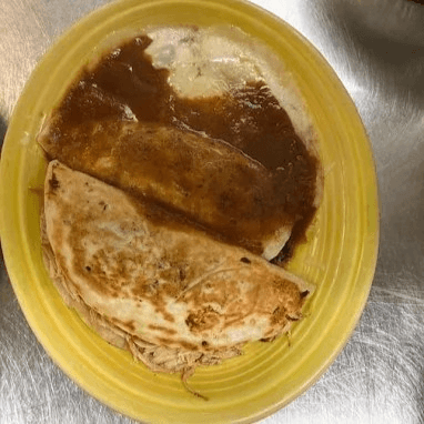 17. One Beef Burrito, One Chile Relleno & One Beef or Chicken Quesadilla