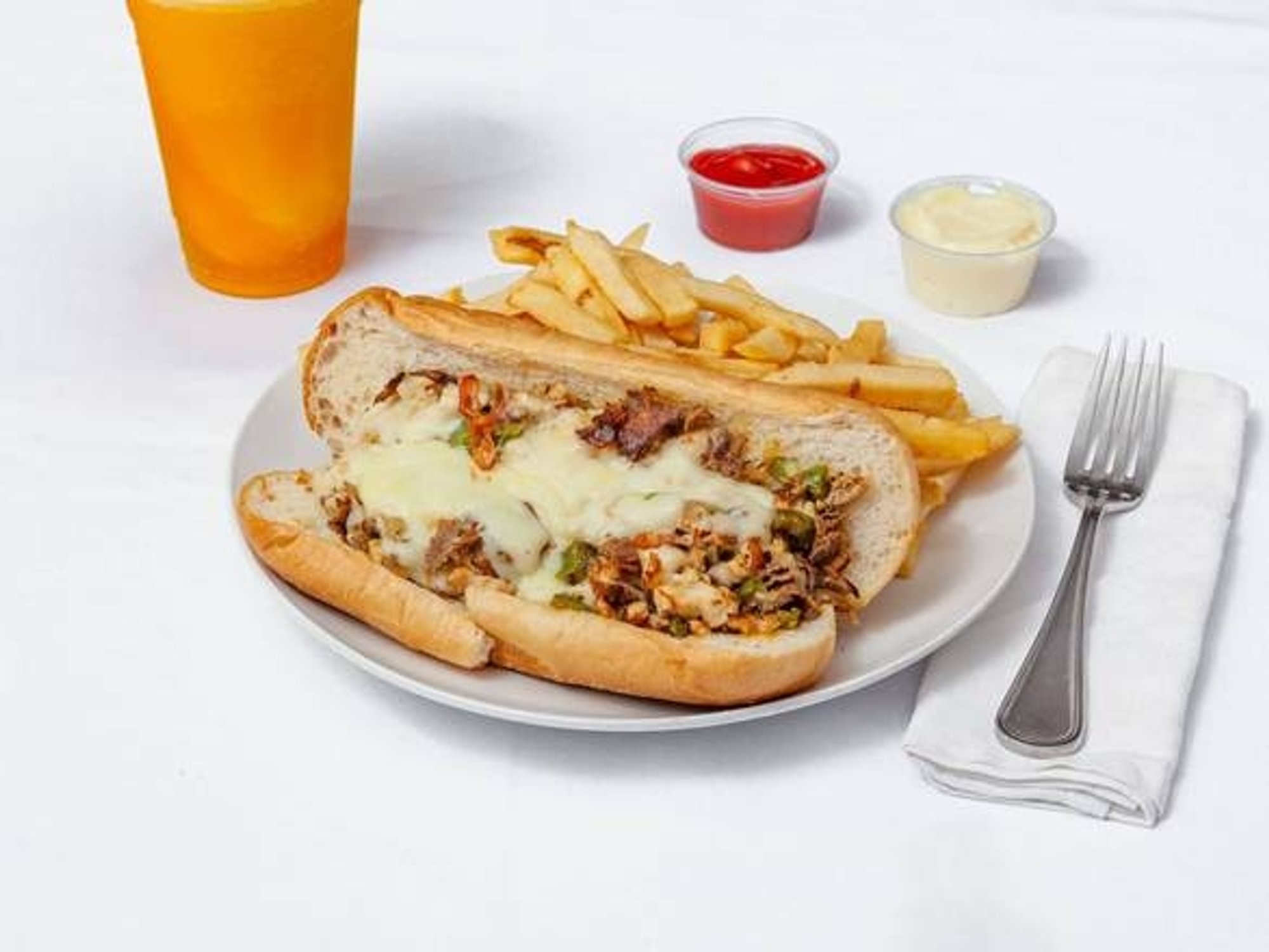 Crispy Philly Buffalo Chicken Sandwich