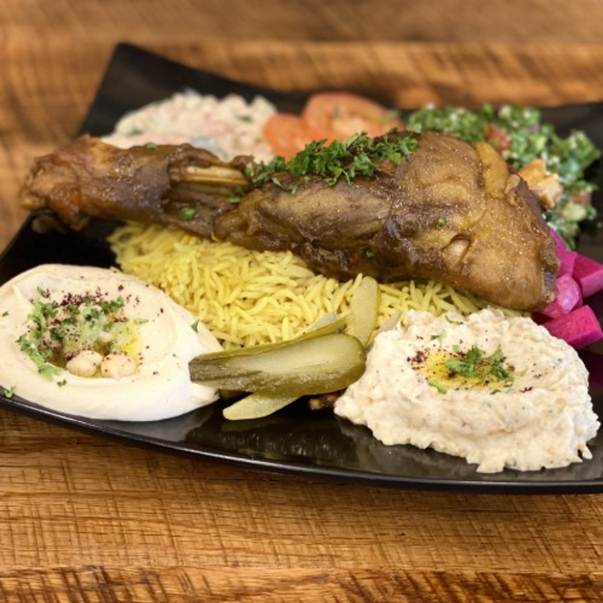 Lamb Shank Platter