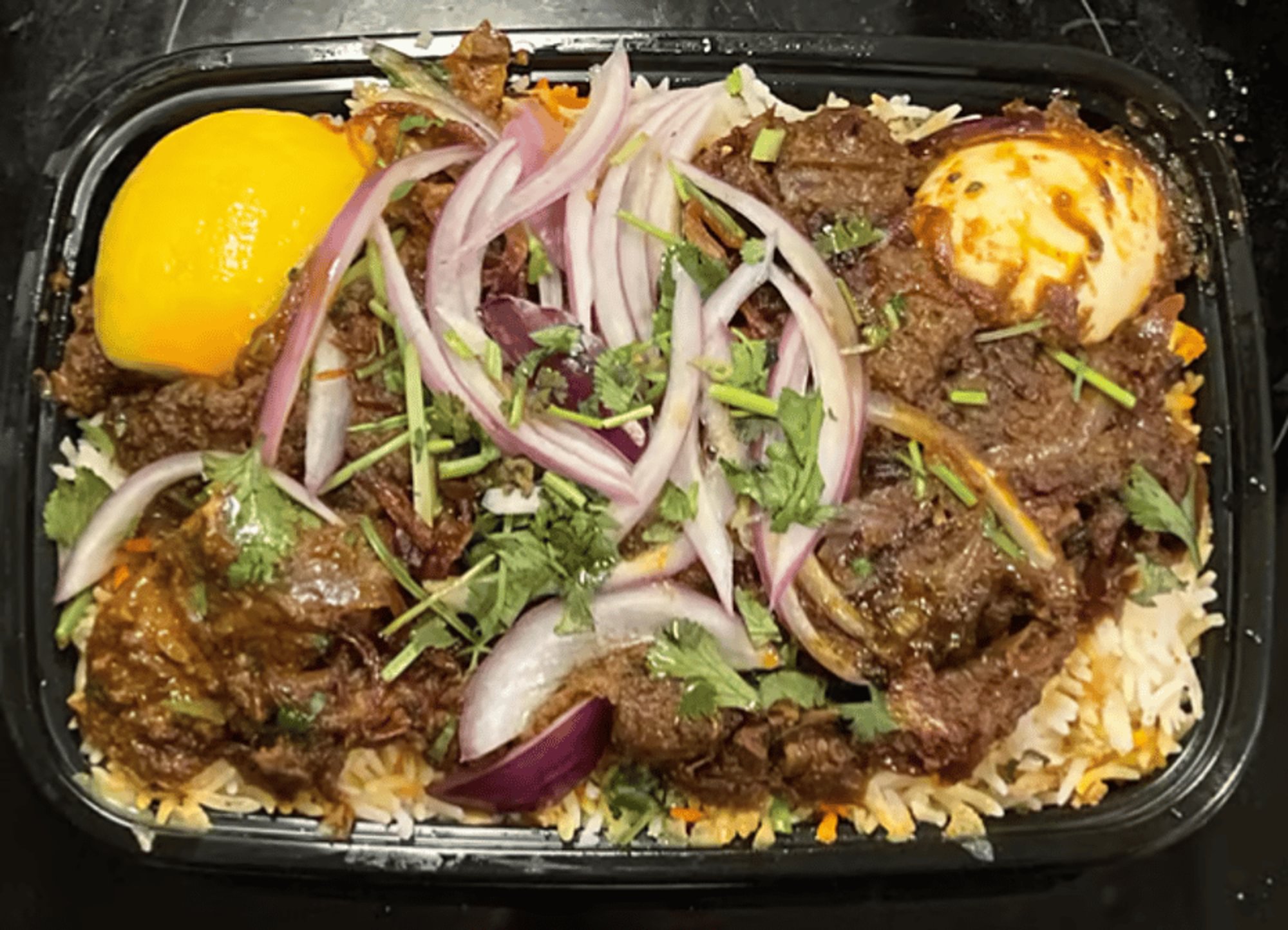 Ghee Roast Mutton Biryani