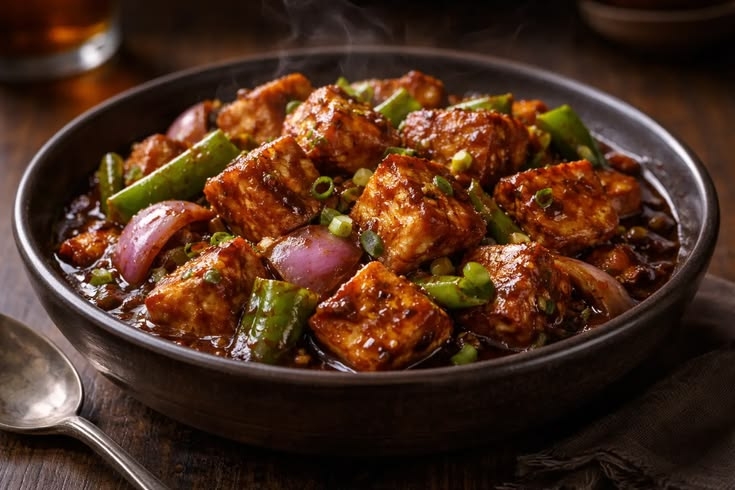 Paneer Chilli Dry / Gravy