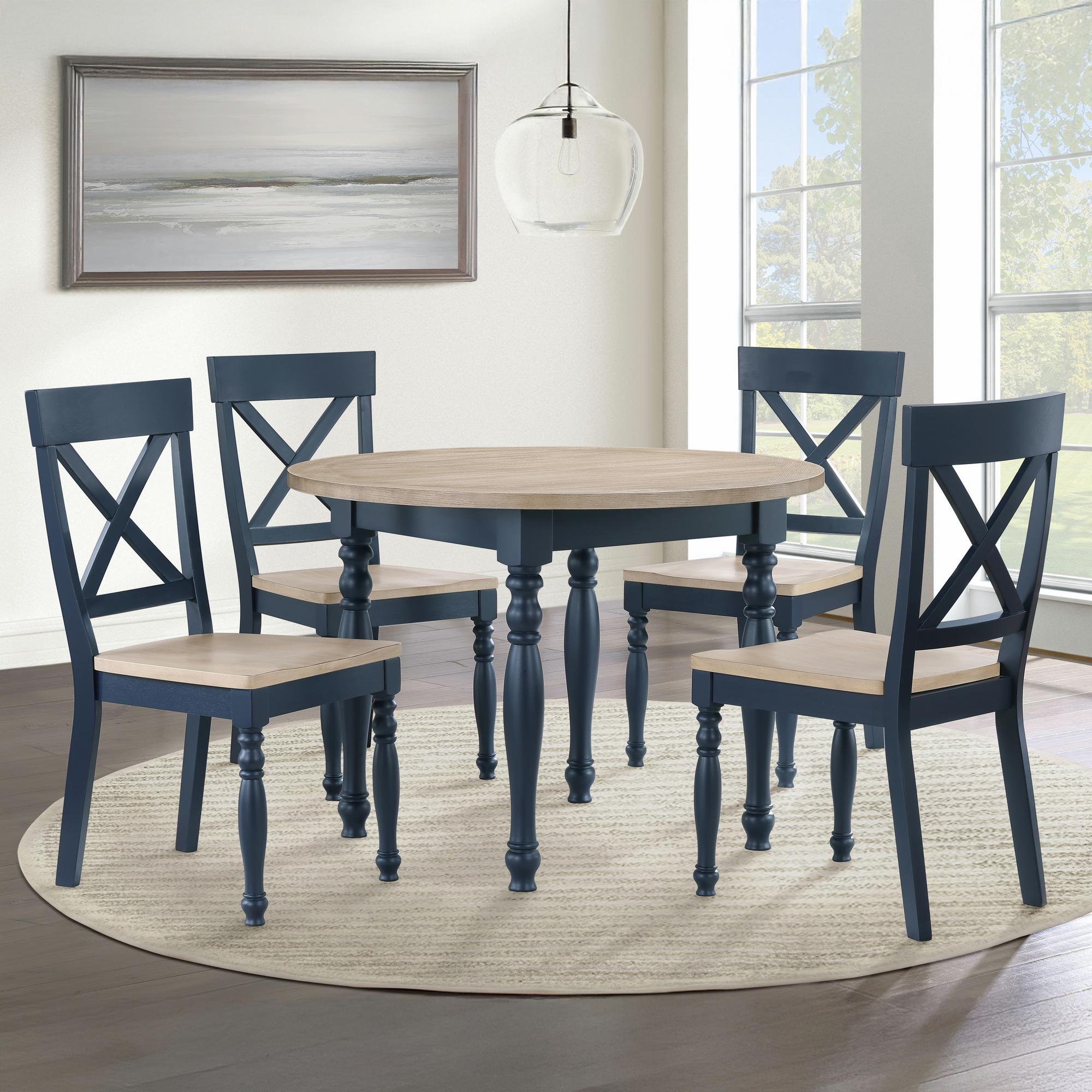 5-Piece Darcy Dining Set - Blue