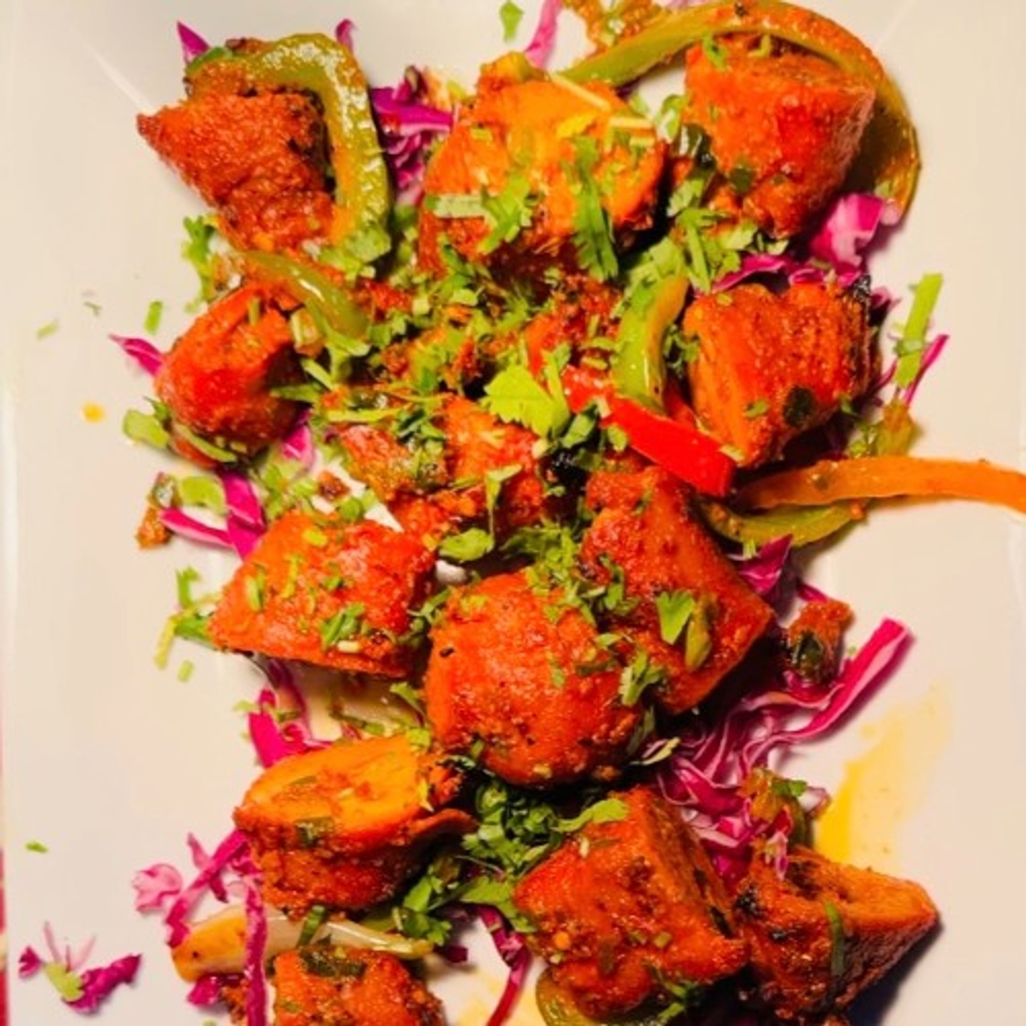 Achari Soya Chops