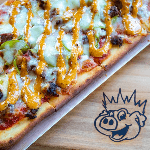 Cheesesteak Flatbread