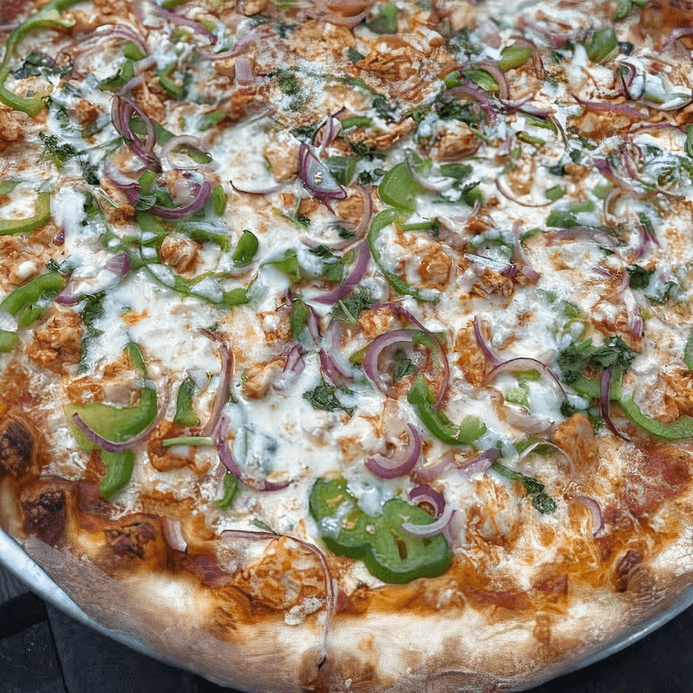 Butter Chicken Pizza