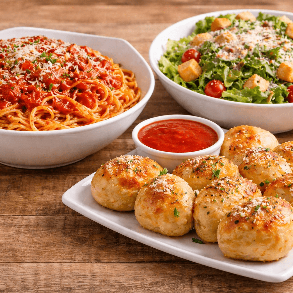 Spec. #4; Pasta, Salad & A Dozen Rolls
