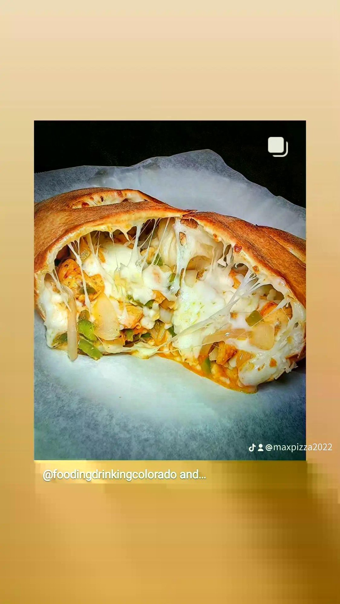 Buffalo Chicken Calzone