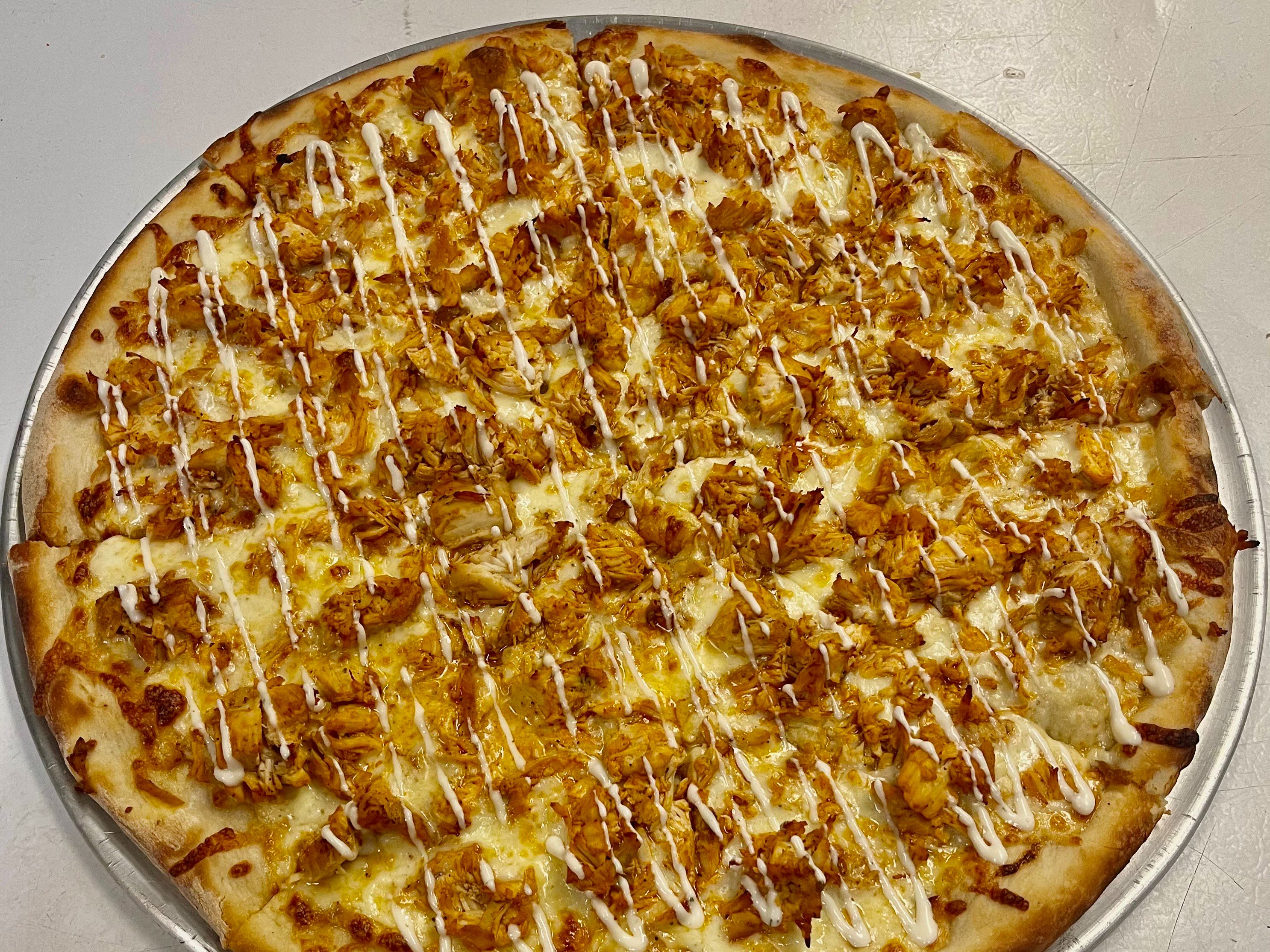 Chicken, Bacon, Ranch Pizza