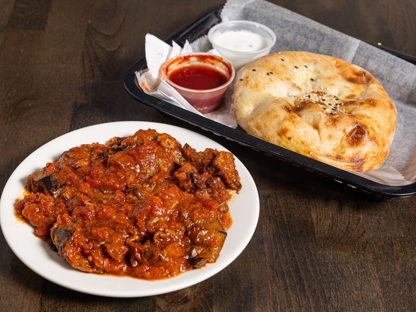 Eggplant in Tomato Sauce