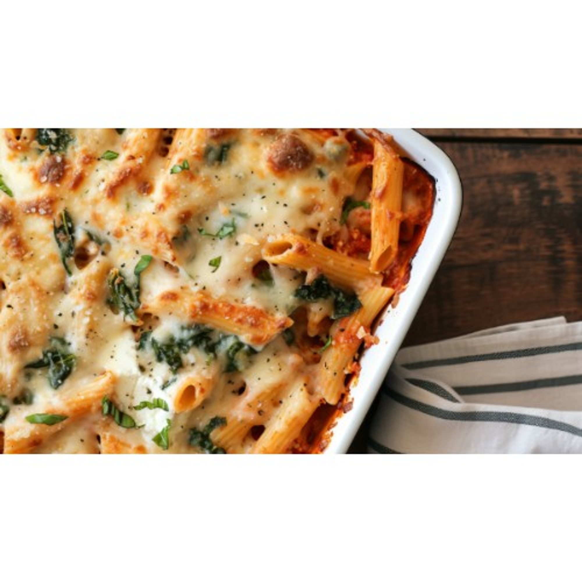 Baked Ziti & Meatball Pasta