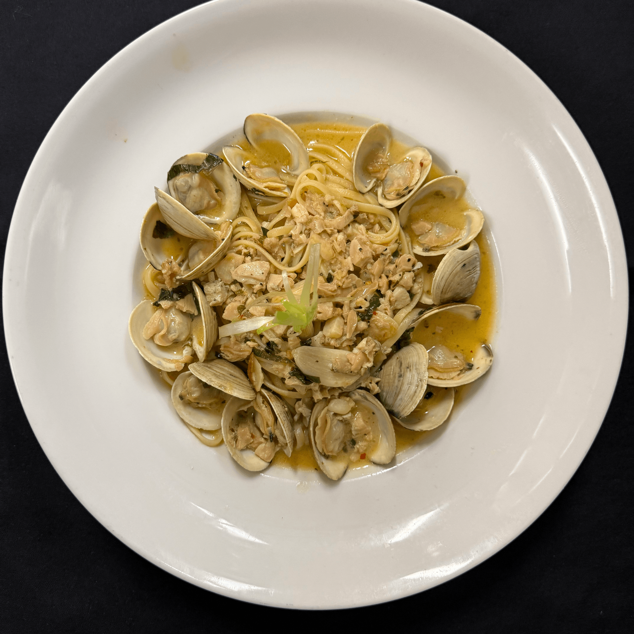 Linguini Clams Lunch