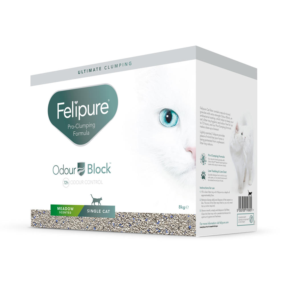 Felipure Single Cat Scented Litter 8kg (Delivery Surcharges Apply)