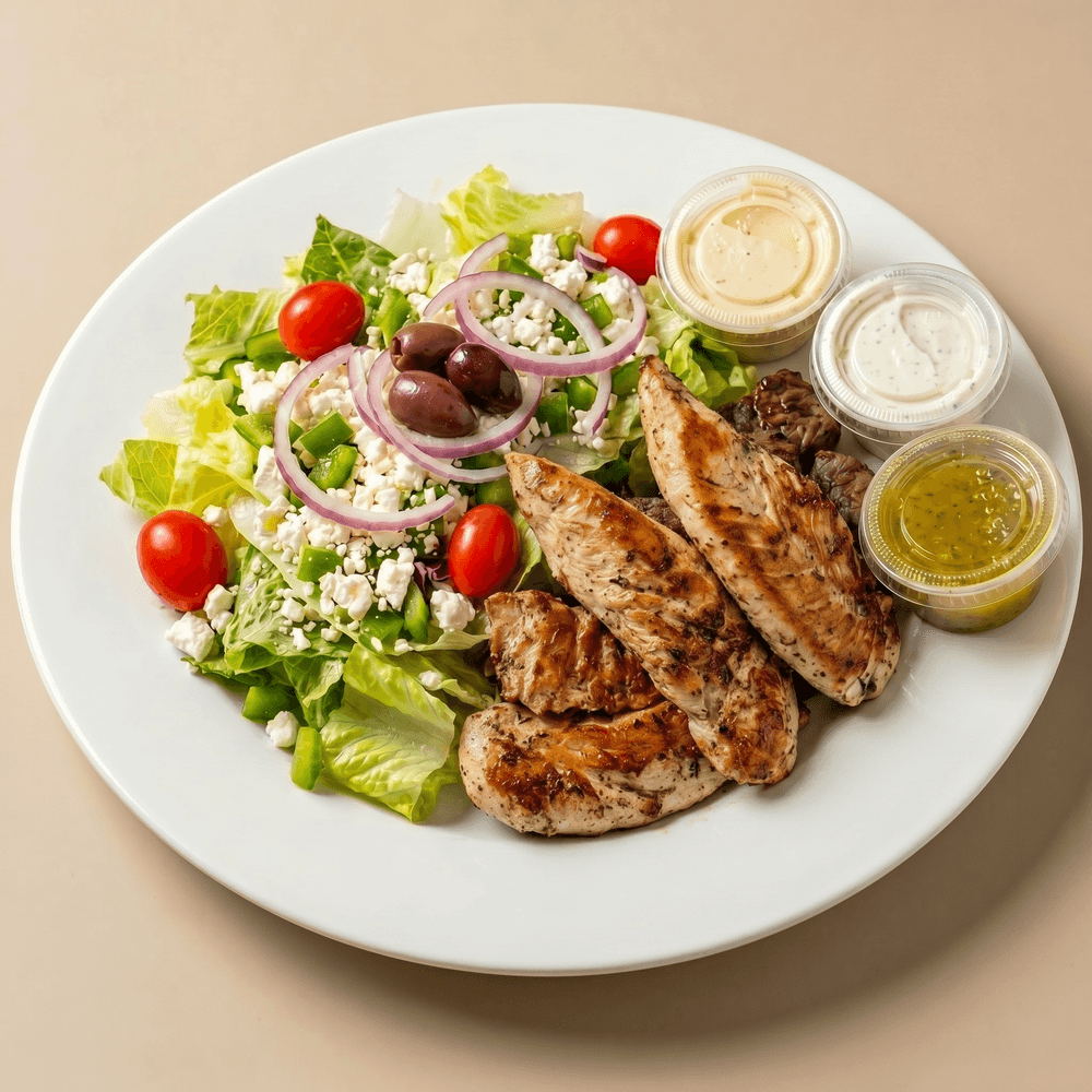 Open Chicken Souvlaki
