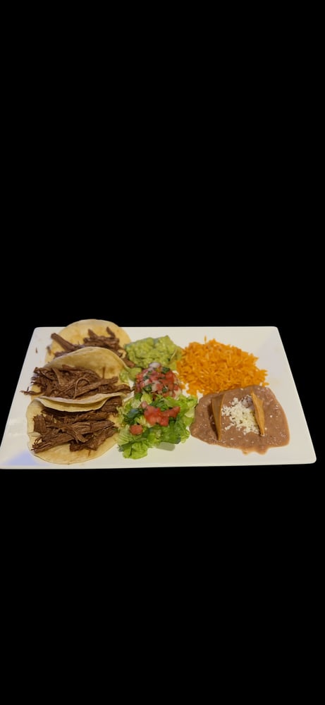 Taco Plate Shredded Beef