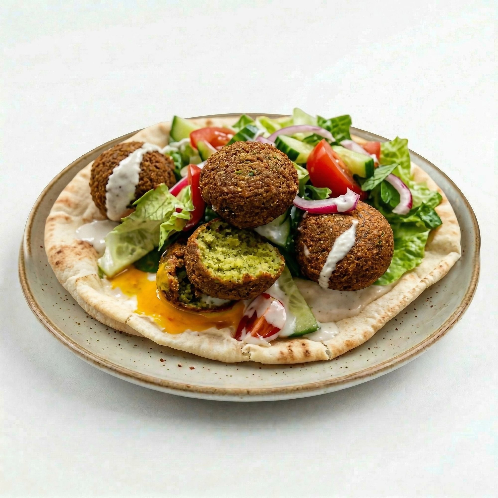 Falafel Pizza (🌿)