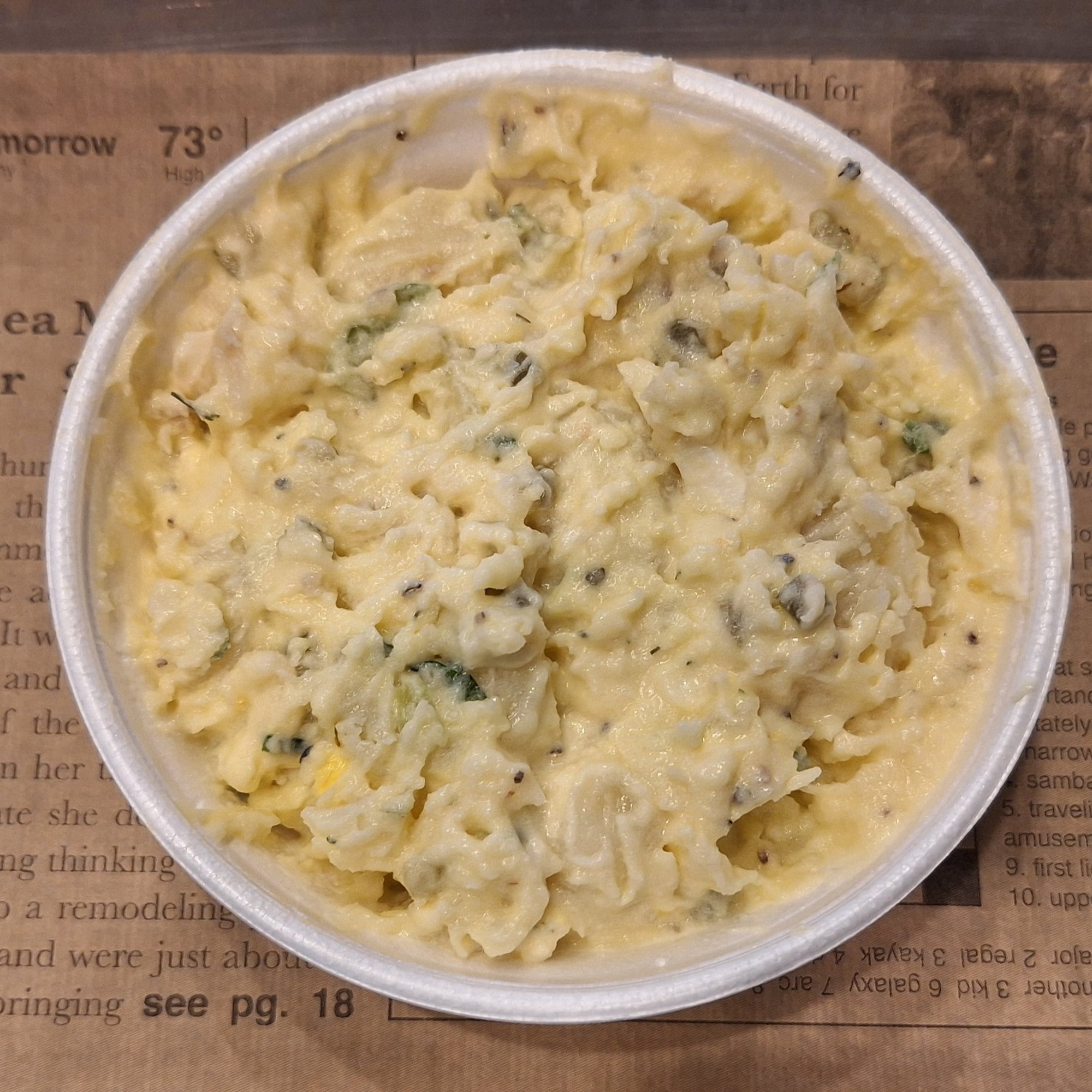 Potato Salad - Mustard and Egg