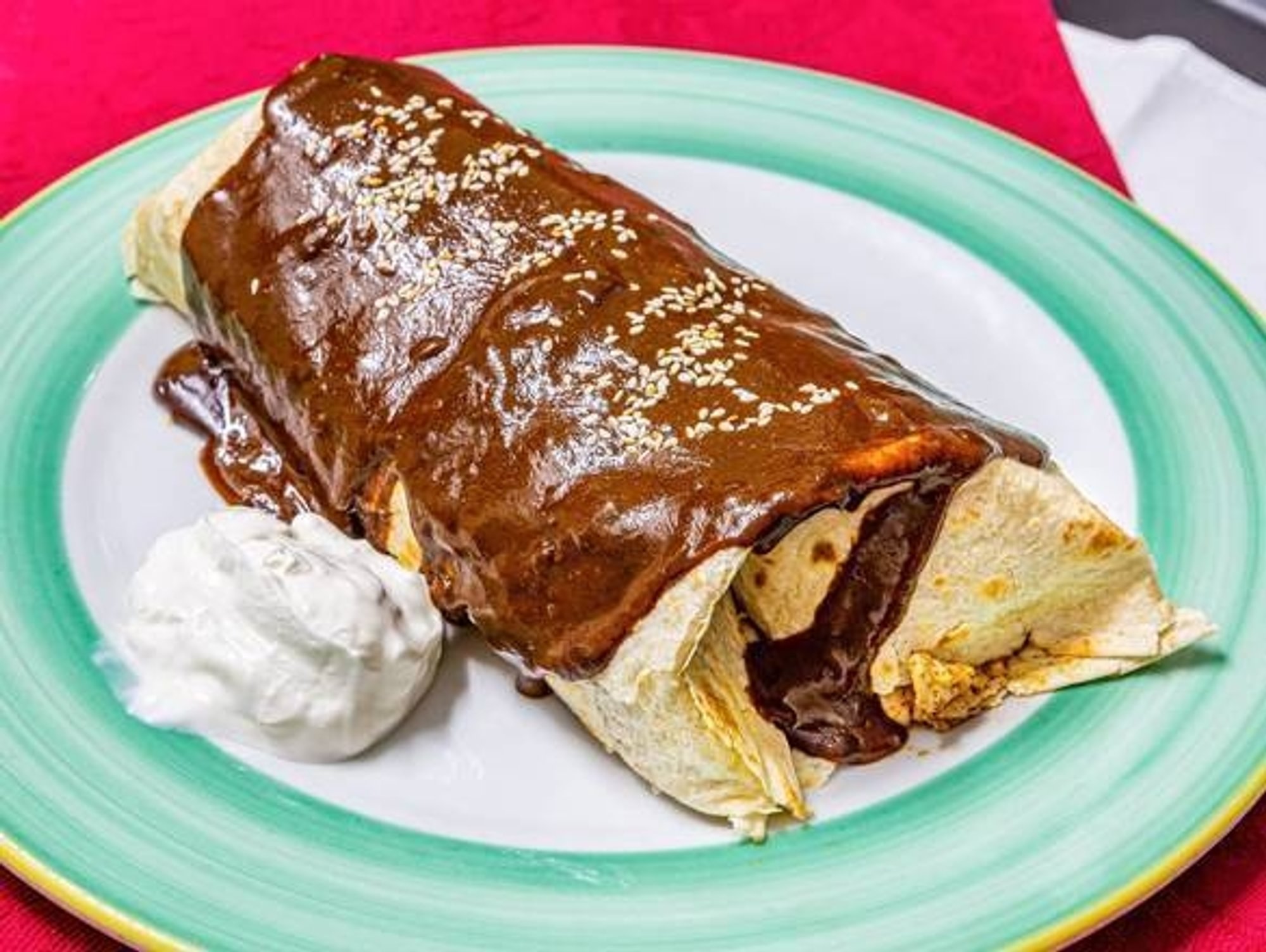 El Burrito Con Mole