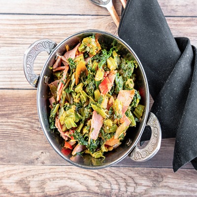 Collard Greens with Smoked Turkey