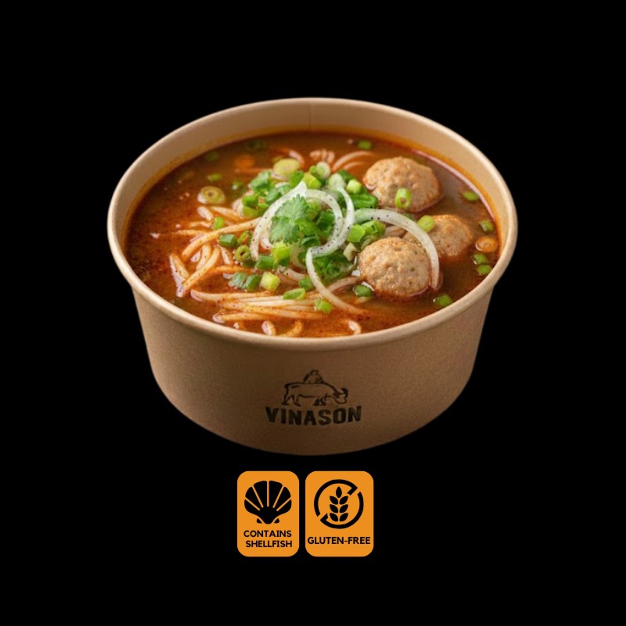 Hand Crafted Beef Meatball Bun Bo Hue