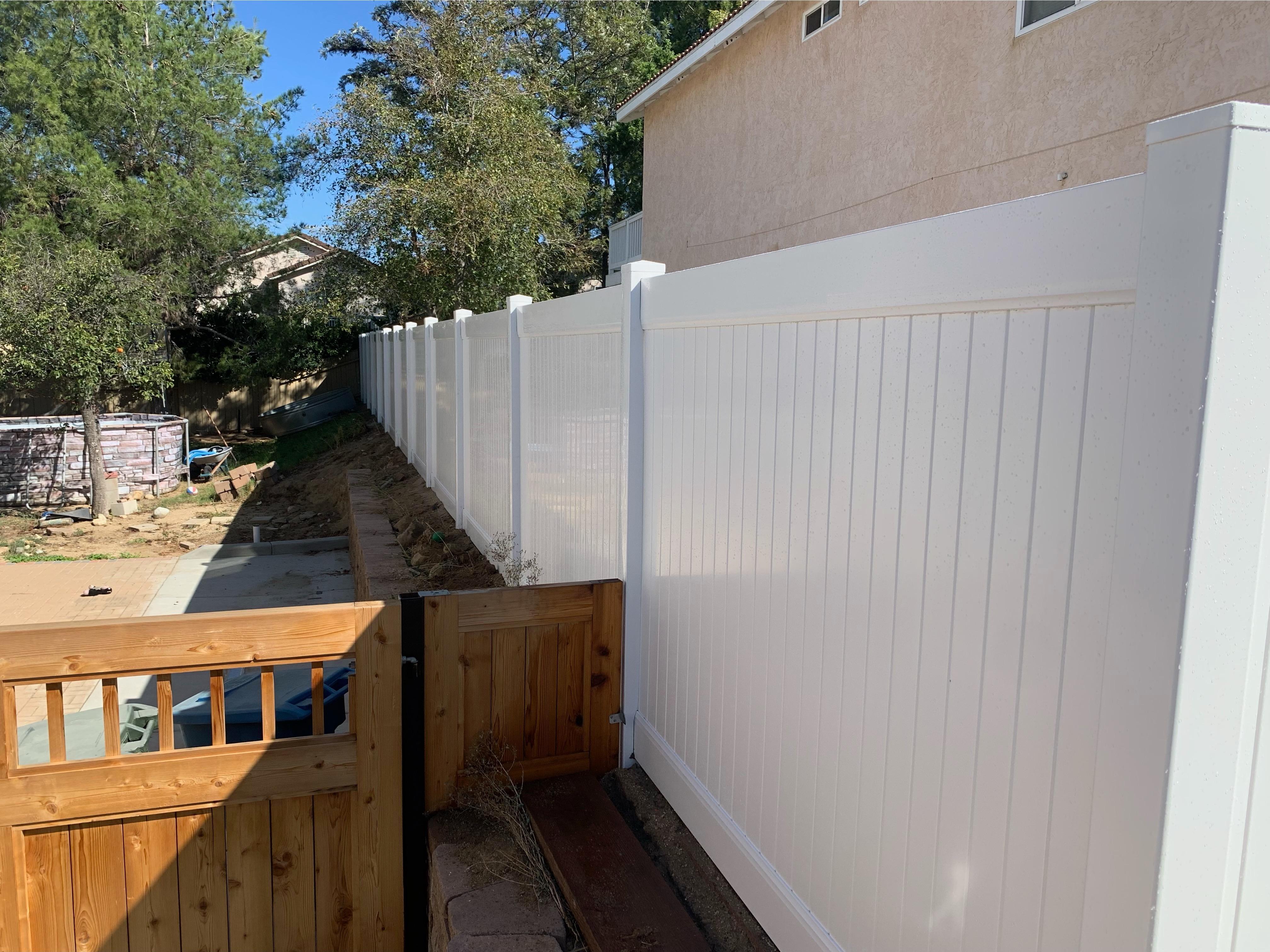 Privacy Vinyl Fence