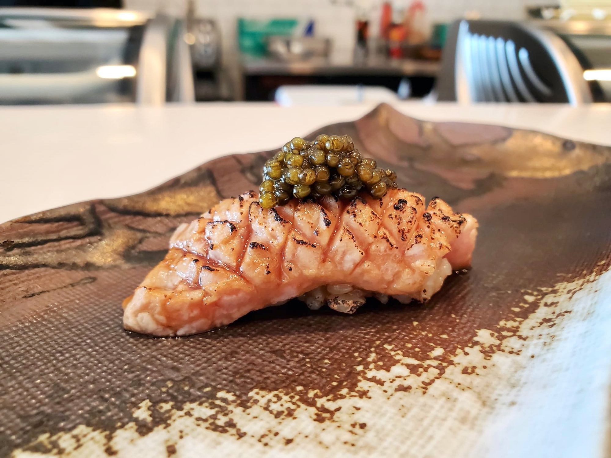 Aburi Otoro Caviar Nigiri