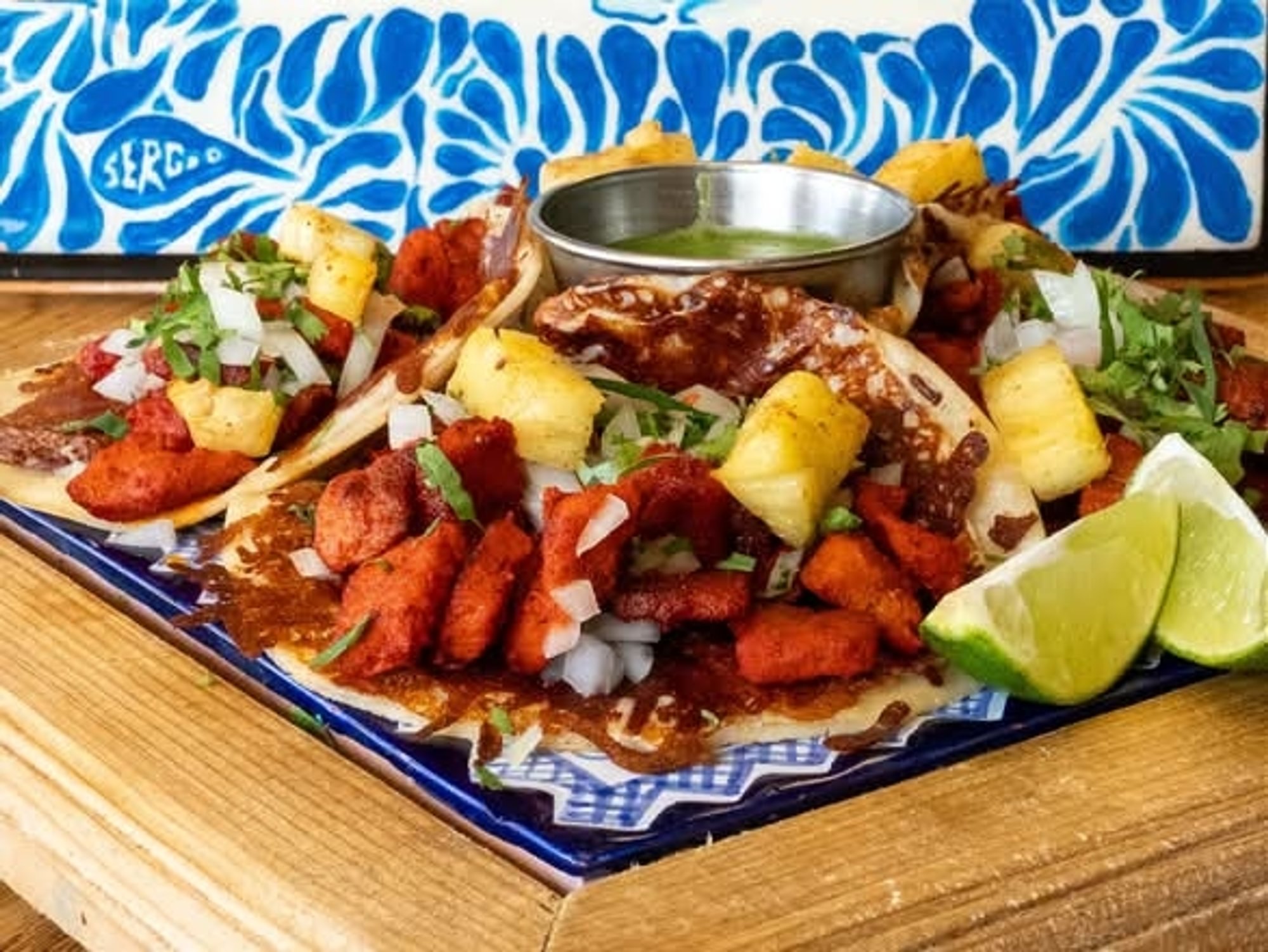 Choriqueso Tajin Tacos