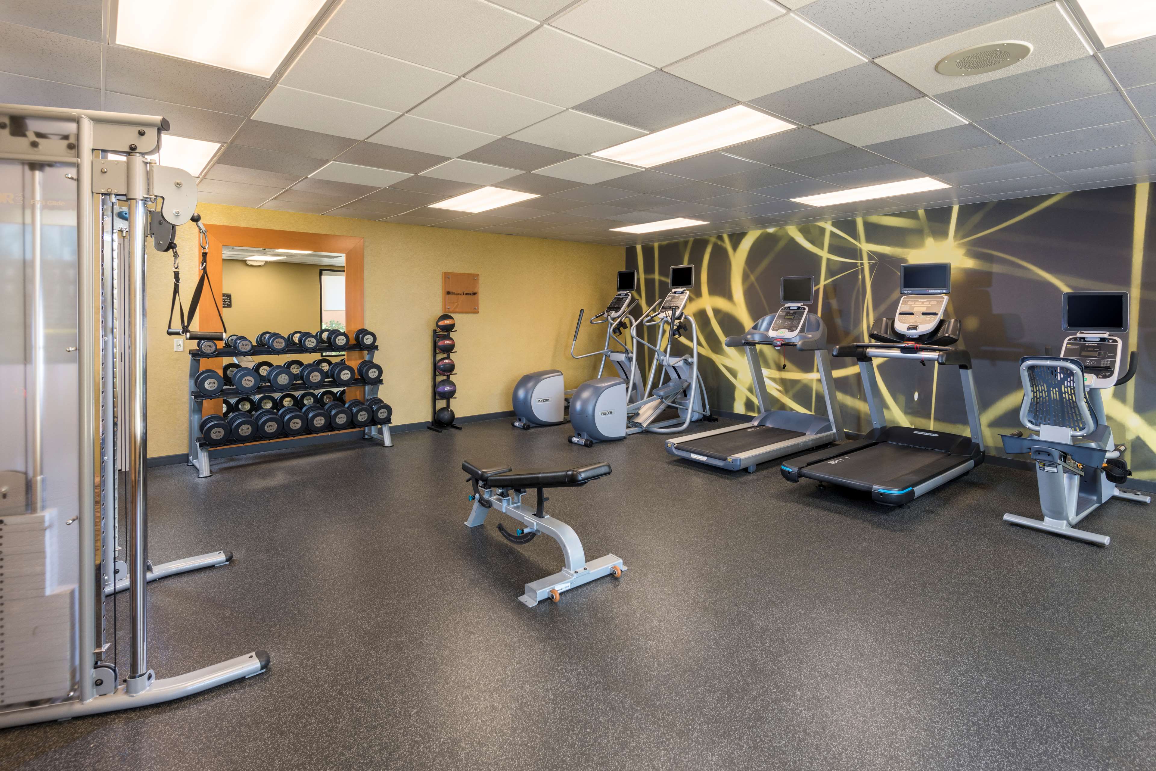 Health club  fitness center  gym