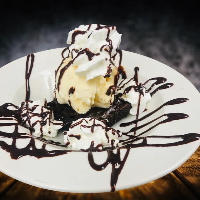 Brownie with Ice Cream