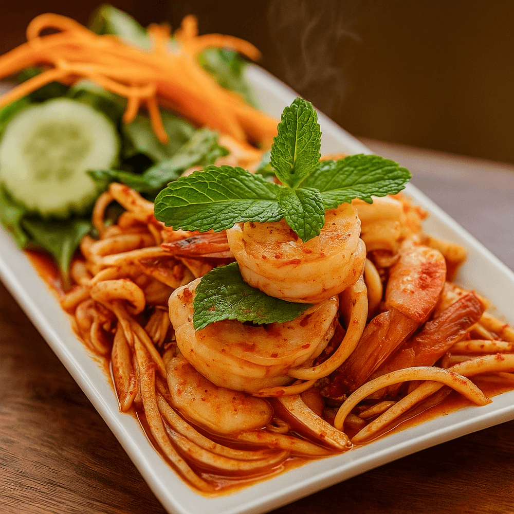 Pla koong spicy shrimp salad