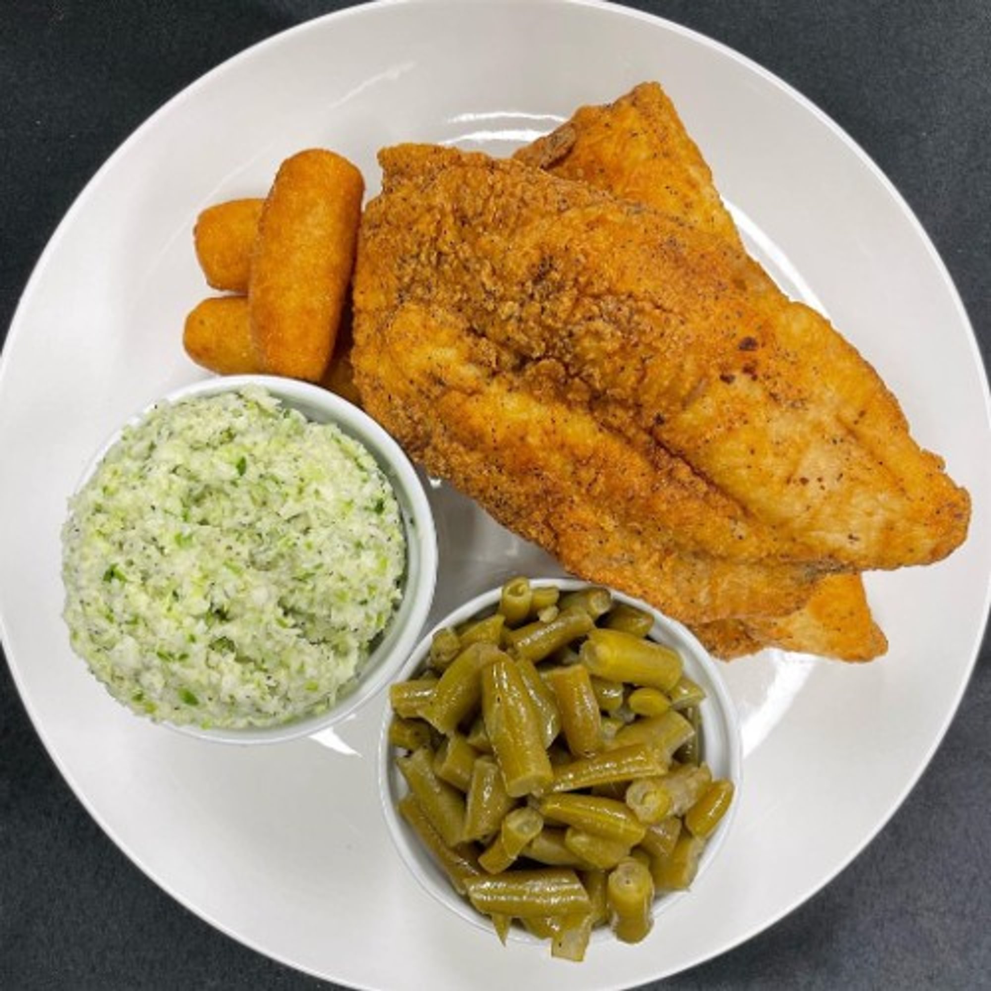 Fried Fish Combo with 2 Sides