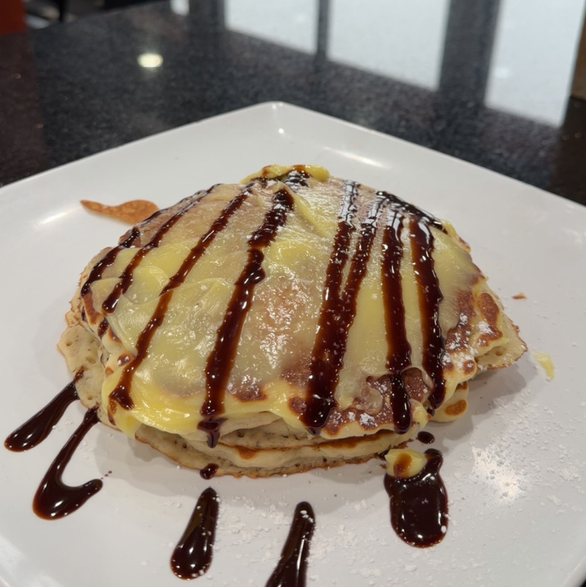 Boston Cream Pancakes