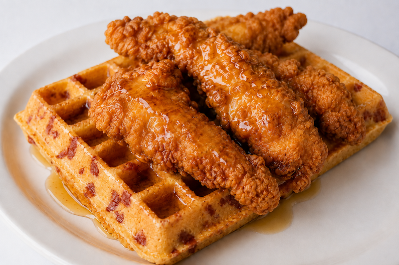 Fried Chicken & Bacon