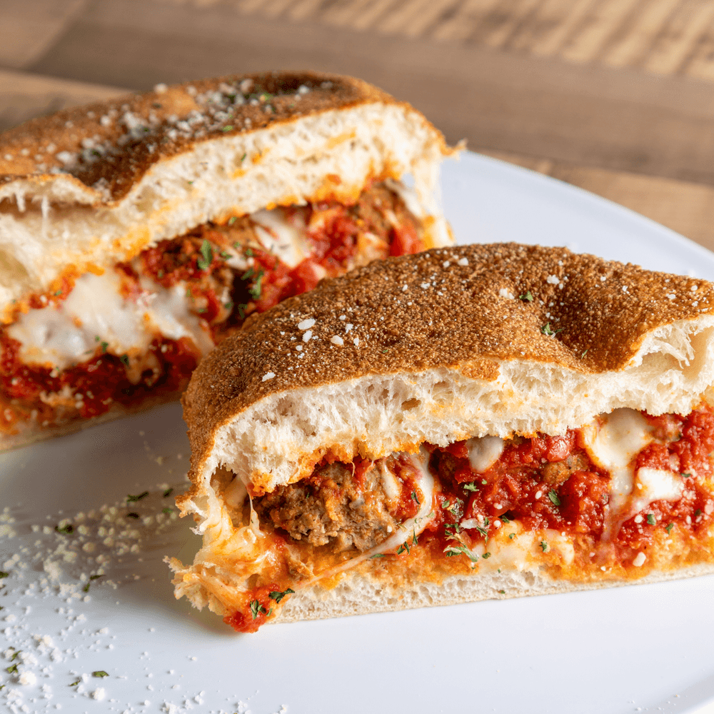Meatball Parmigiana Sandwich