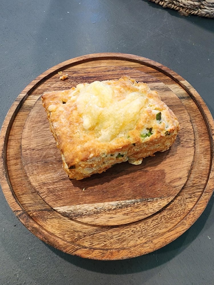 Cheesy Herb Scone
