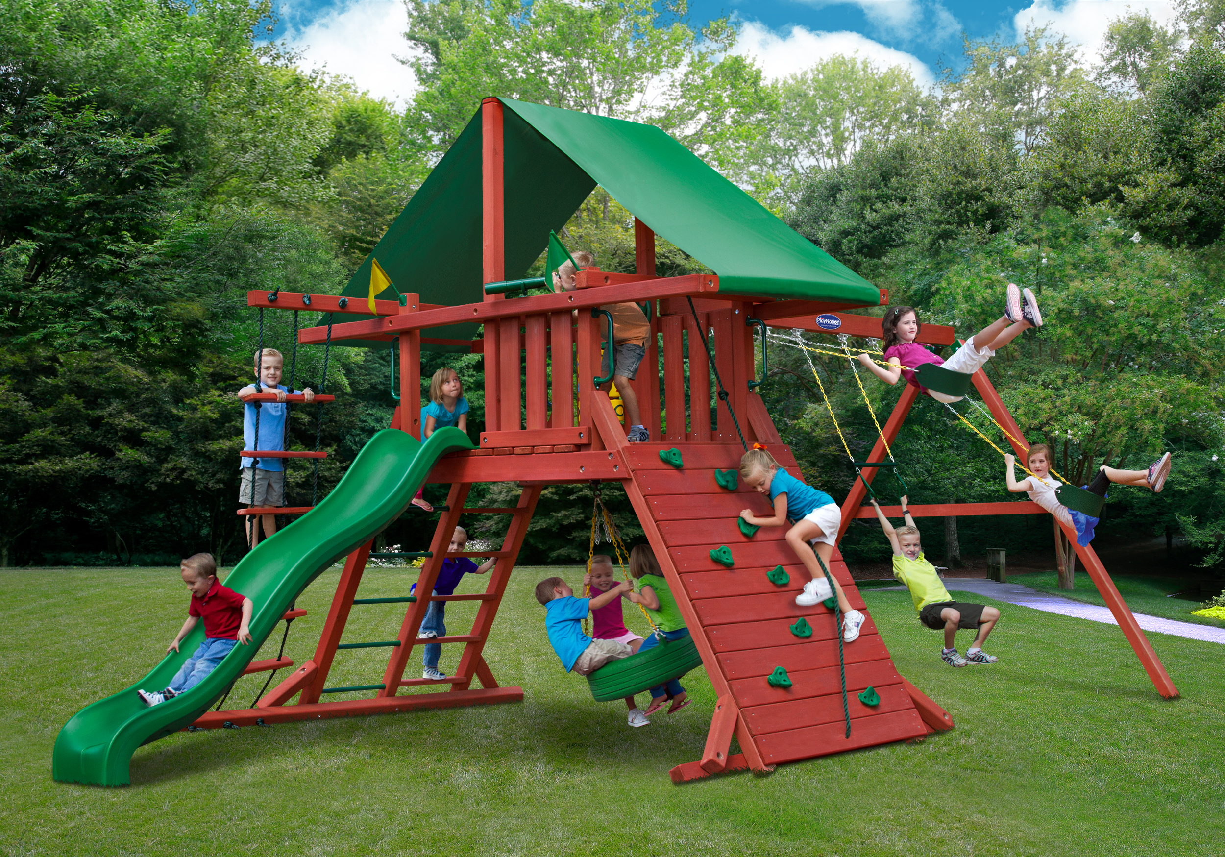Russet Ridge w/ Classic Green Vinyl Canopy