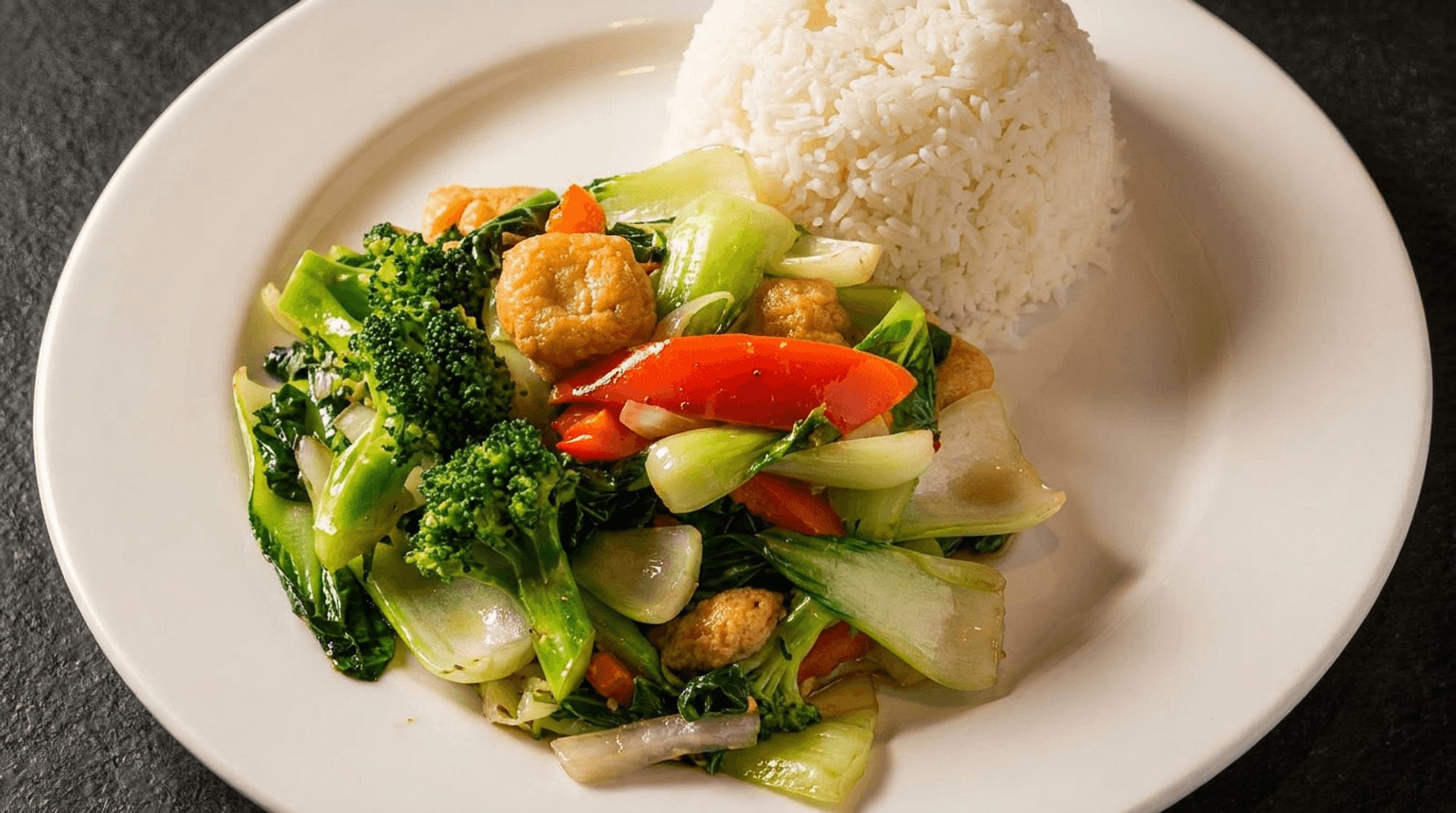 Stir-Fried Mixed Vegetable with Tofu