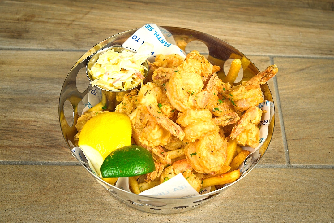 Shrimp in a Basket