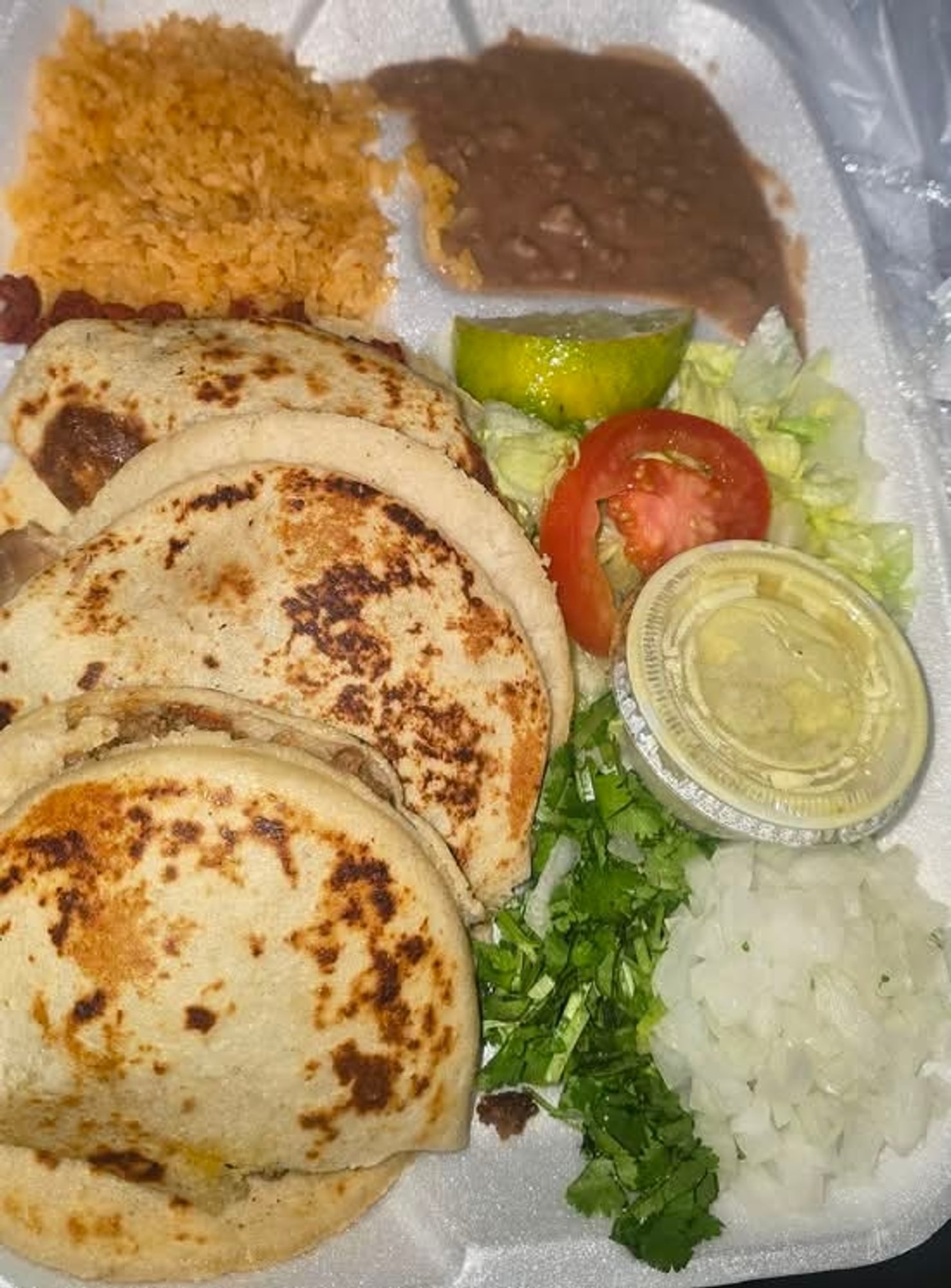 Gordita Frita Plate
