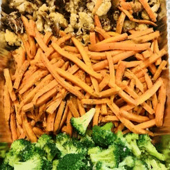 Roasted Veggie Salad Tray