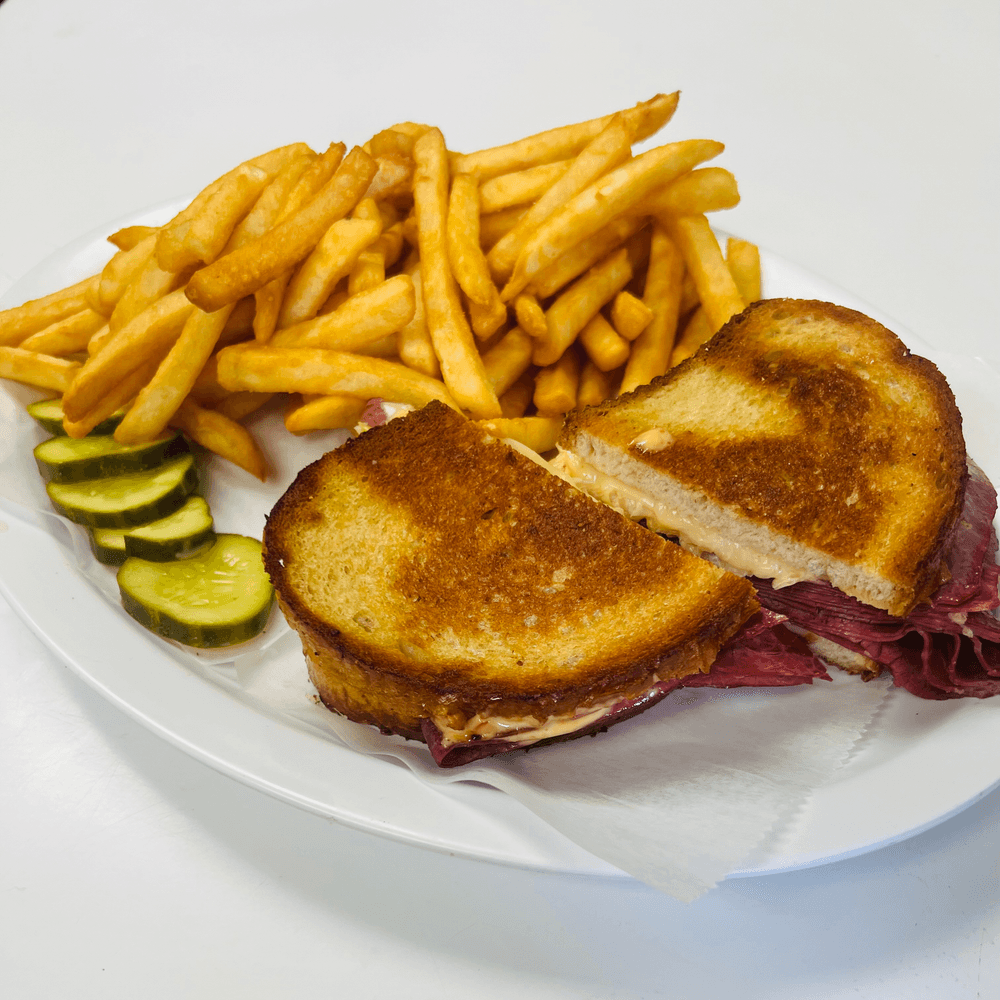 Corn Beef Melt Rye