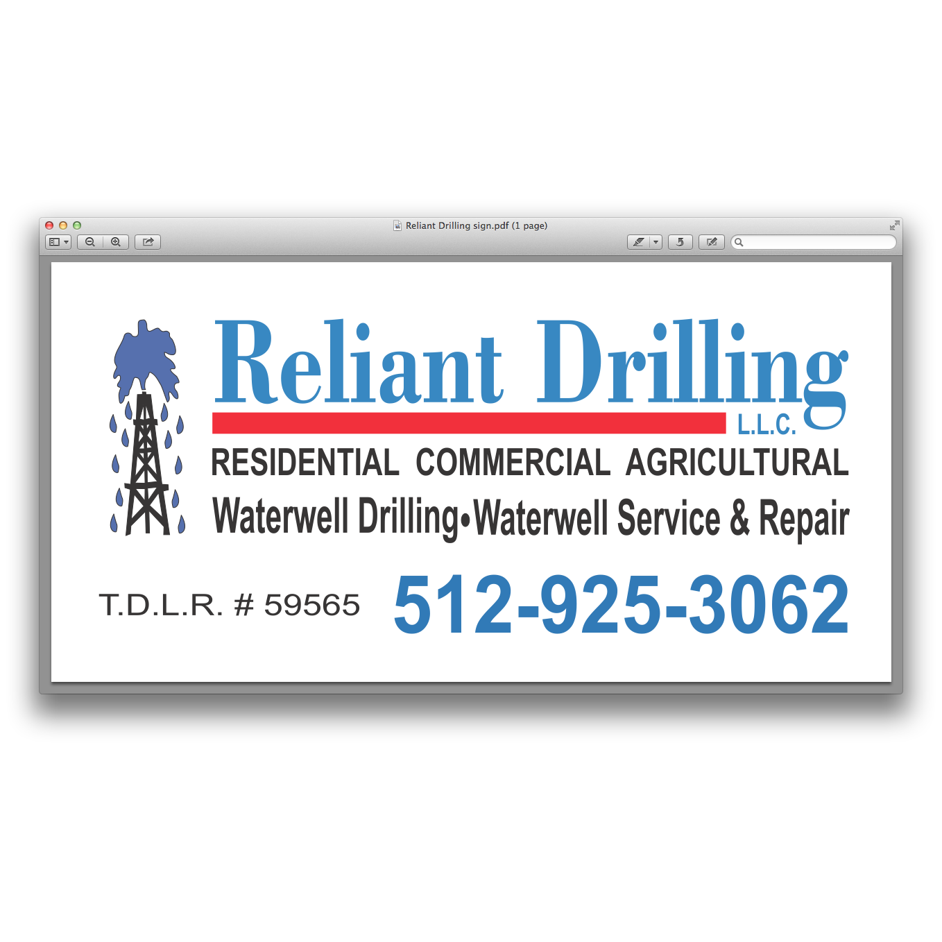 Reliant Drilling Logo